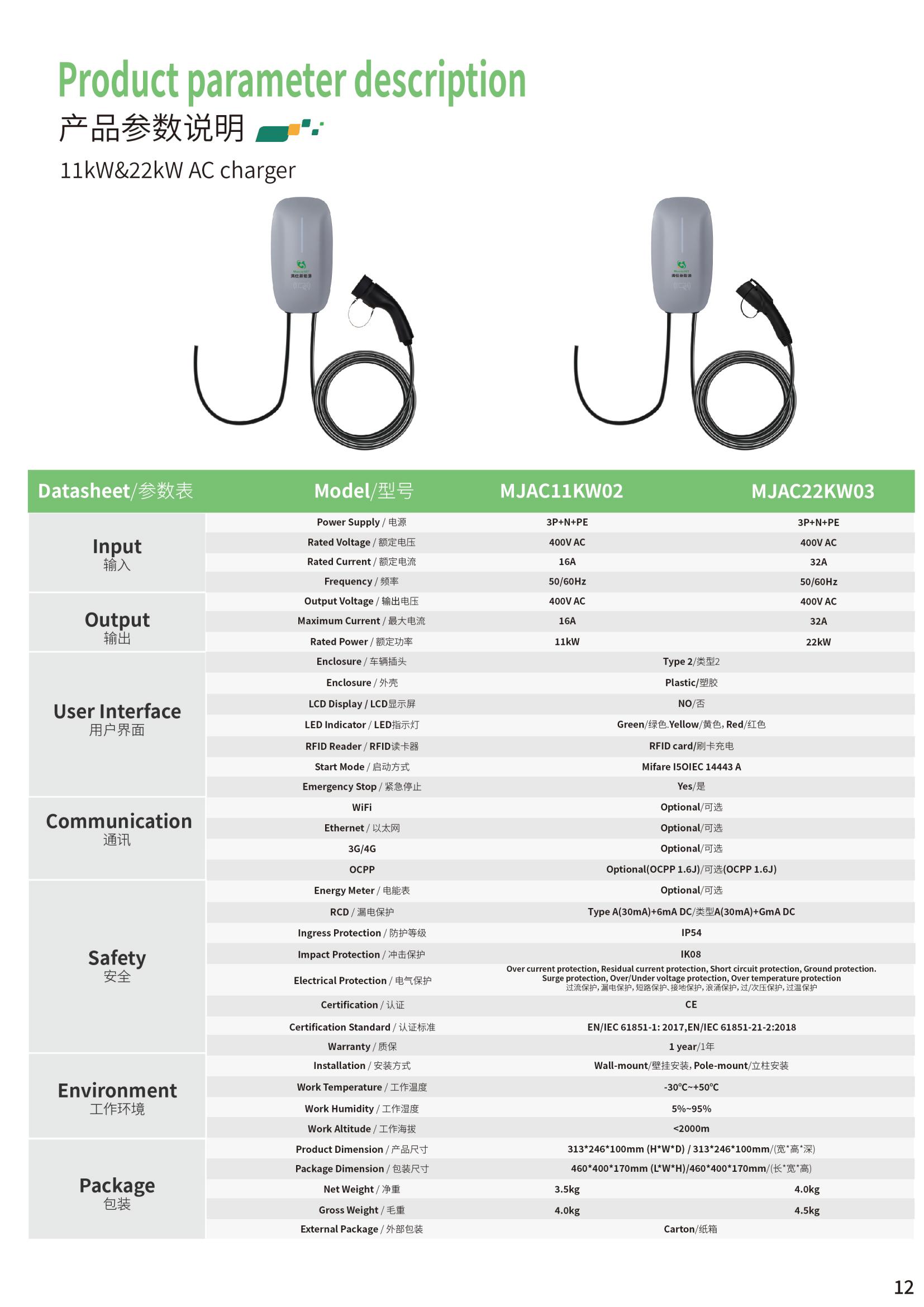 11kW&22kW AC  charger(图1)